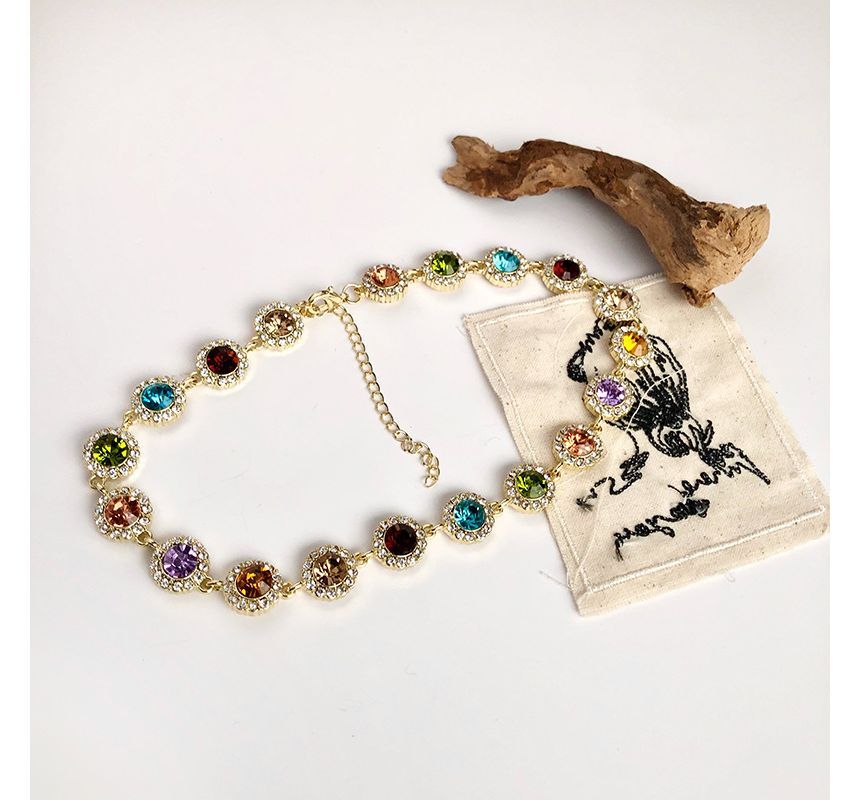 Choker Rhinestone Alloy