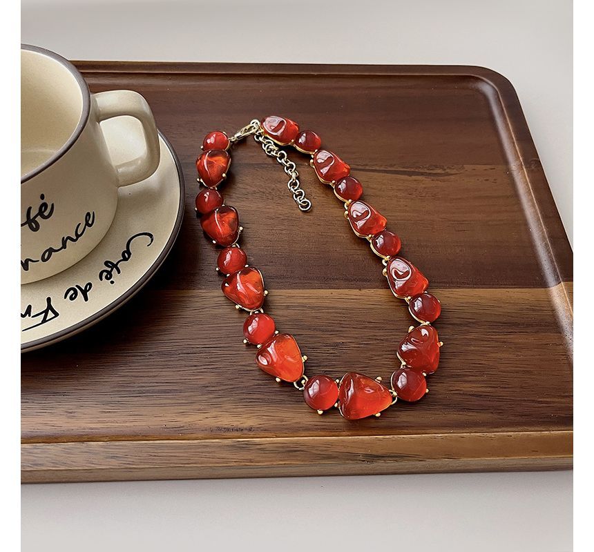 Faux Crystal Alloy Choker