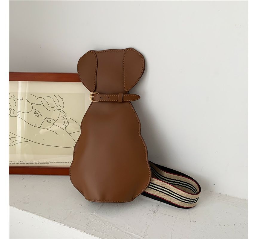 Leather Sling Bag Animal Faux