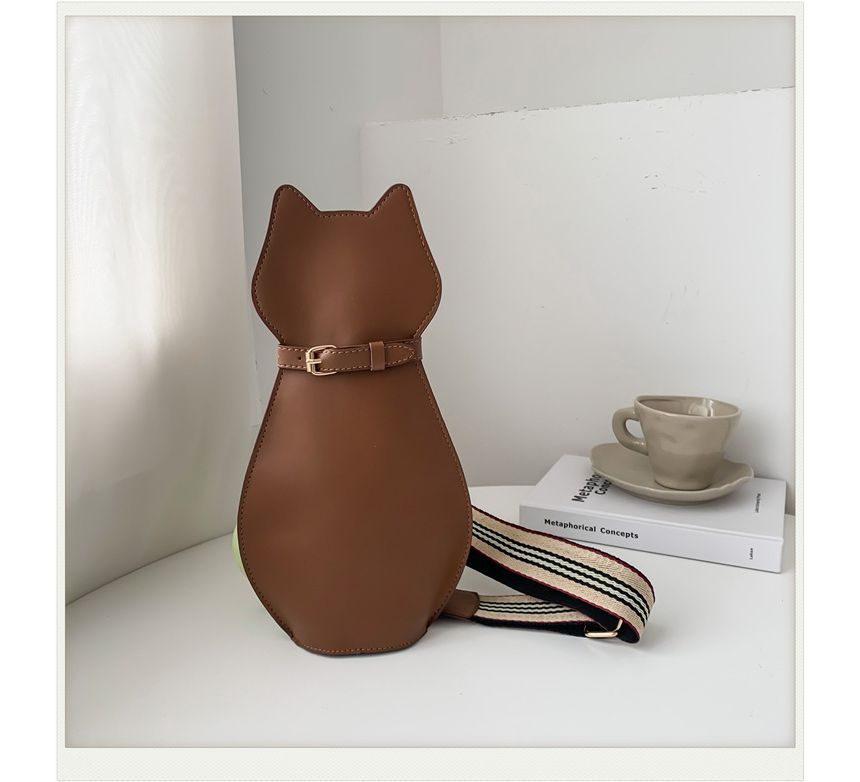 Leather Sling Bag Animal Faux