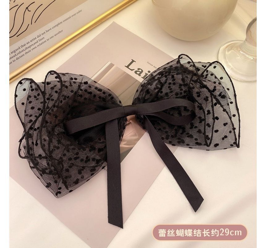 Mesh Bow Hair Clip (Various Designs)