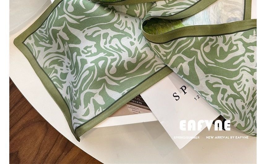 Scarf Print Silk