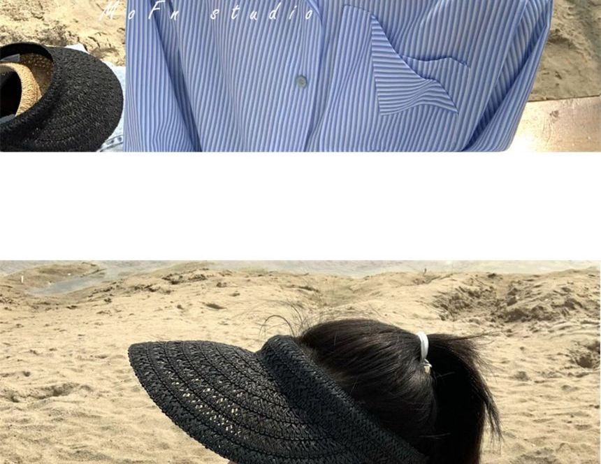 Sun Straw Plain Visor