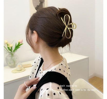 Bow Alloy Hair Clamp