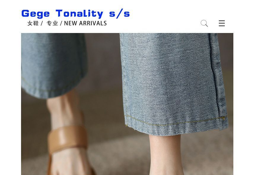 Loop Slide Flat Sandals Toe