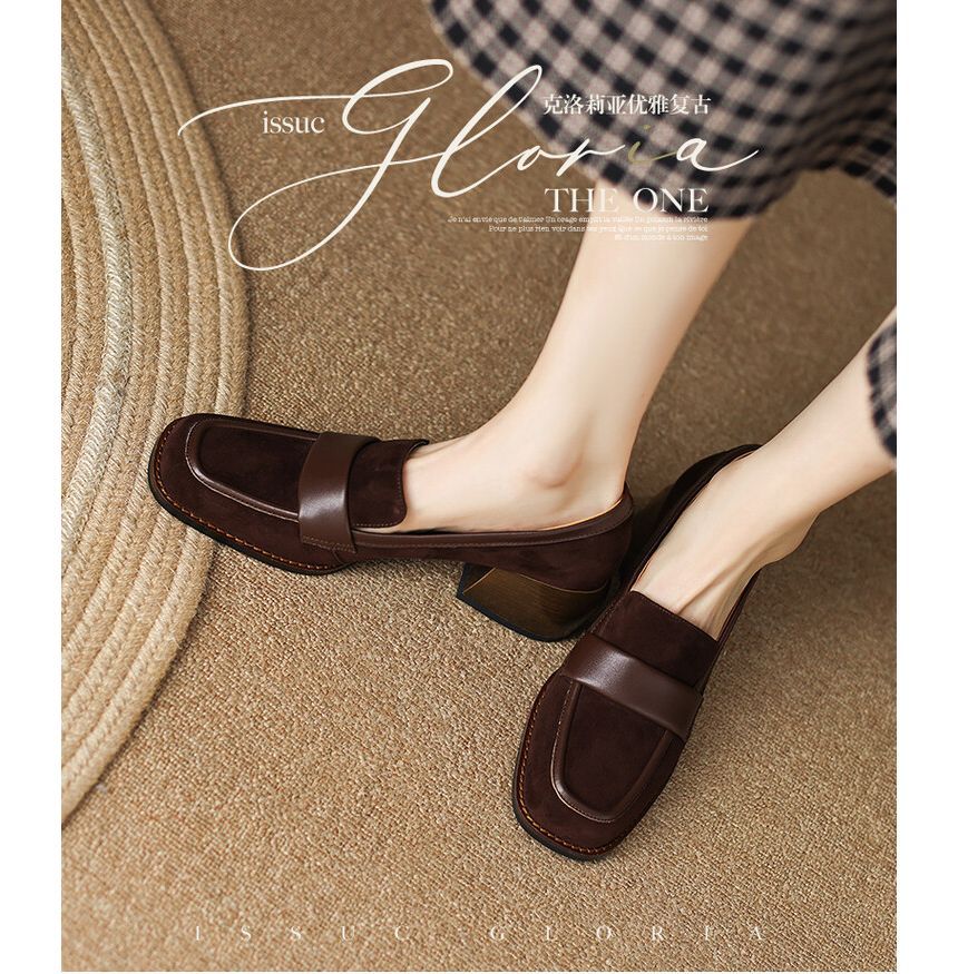 Heel Loafers Chunky