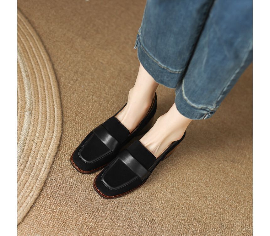 Heel Loafers Chunky