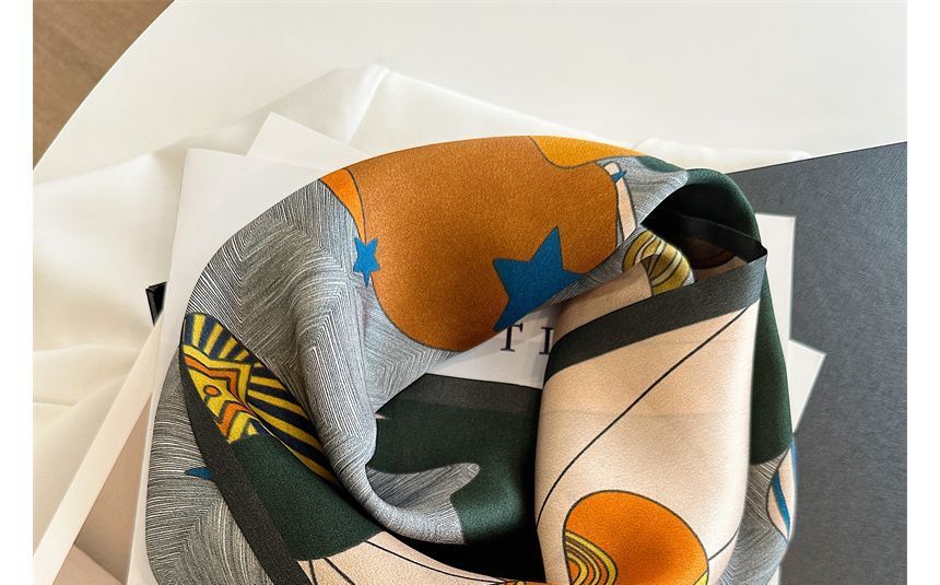 Scarf Silk Print