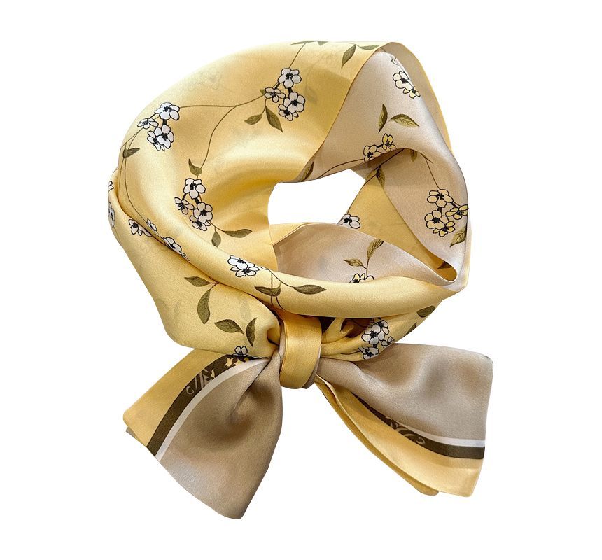 Floral Scarf Silk