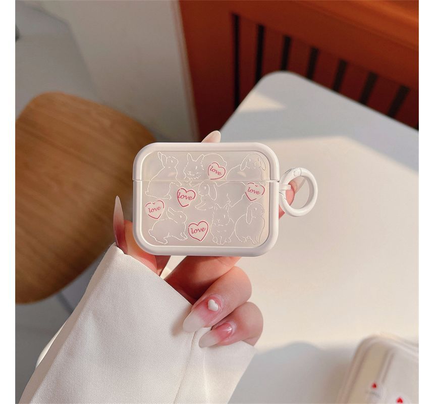 Heart Rabbit AirPods / Pro Earphone Case Skin