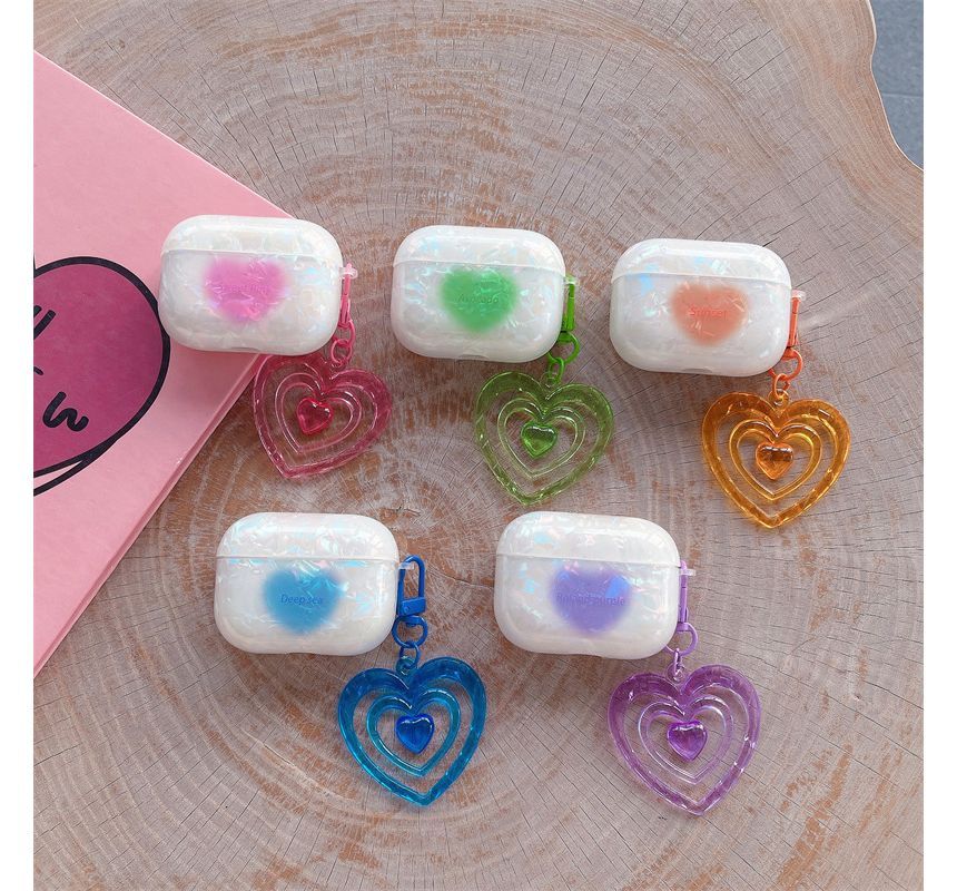 Heart Shell Textured AirPods / Pro Earphone Case Skin