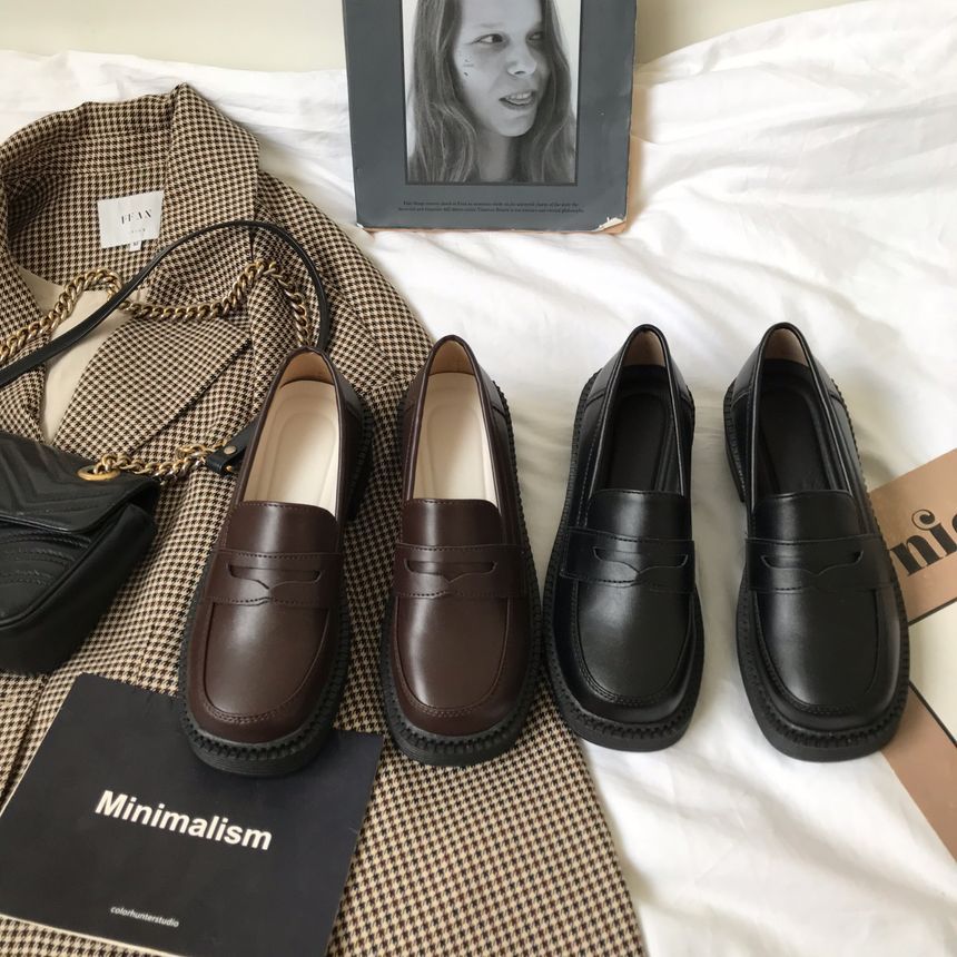 Platform Penny Loafers