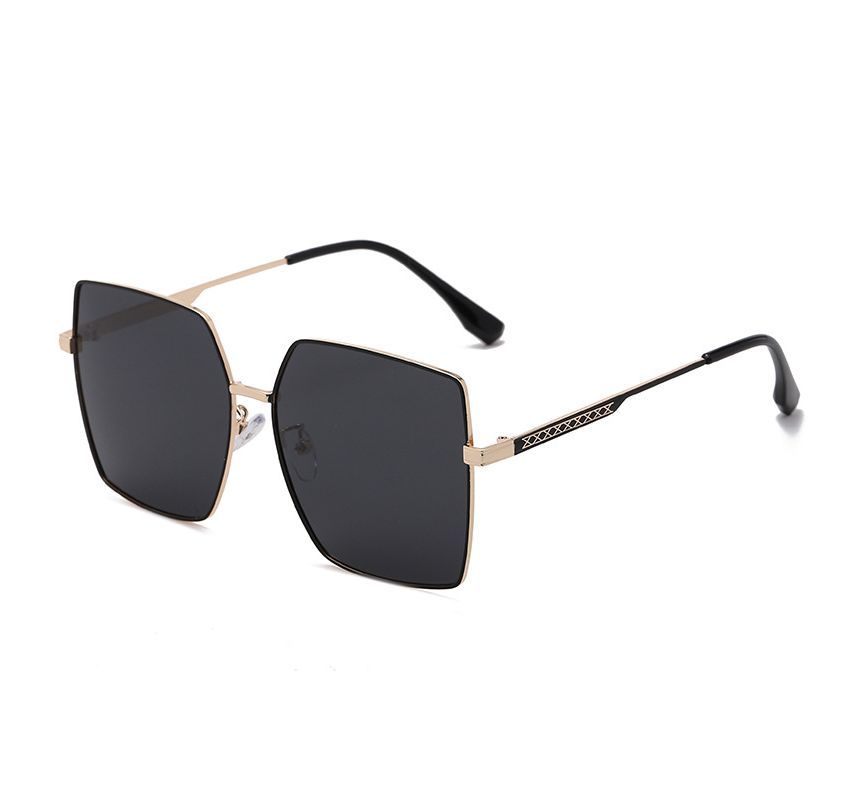 Square Metal Frame Sunglasses