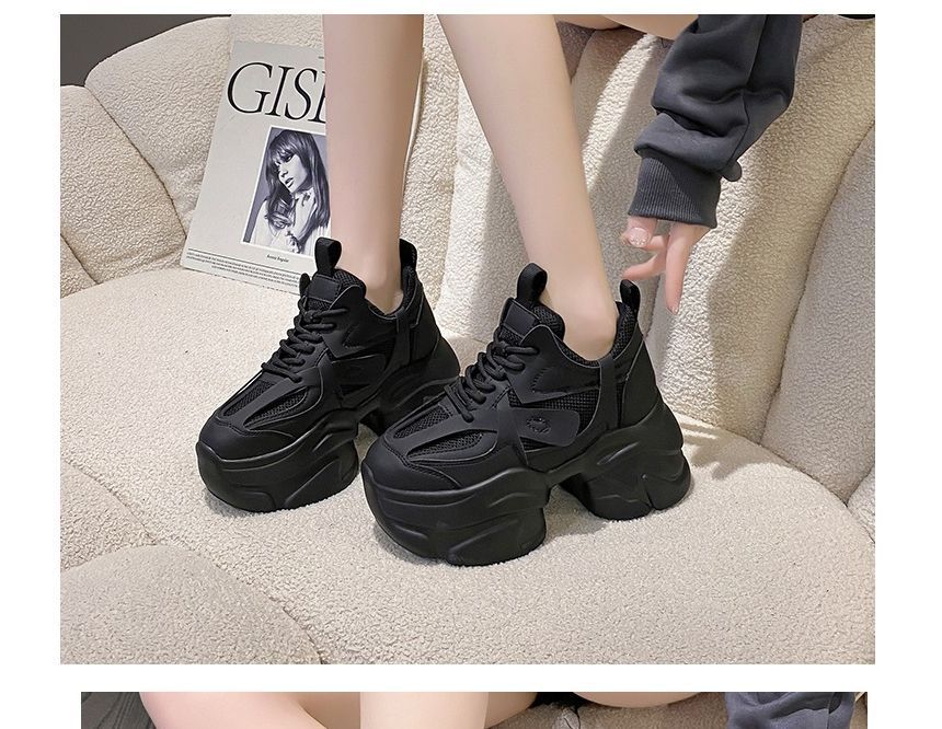 Plain Sneakers Platform