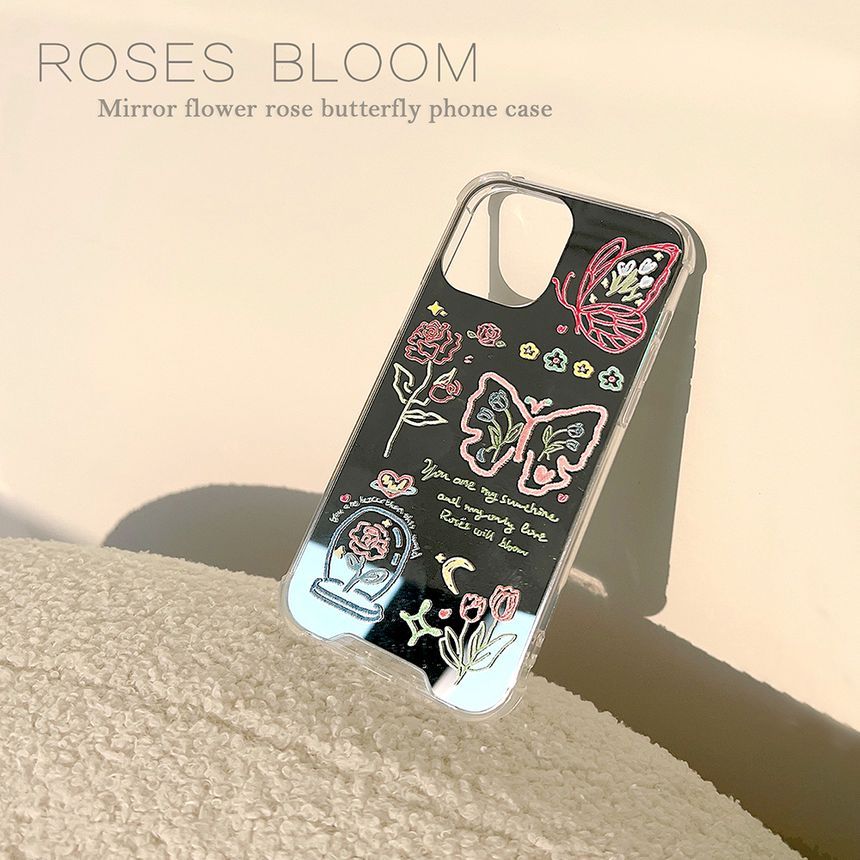Mirrored Phone Butterfly Case
