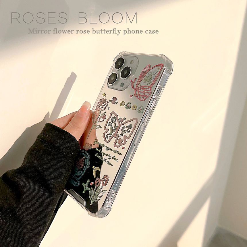 Mirrored Phone Butterfly Case