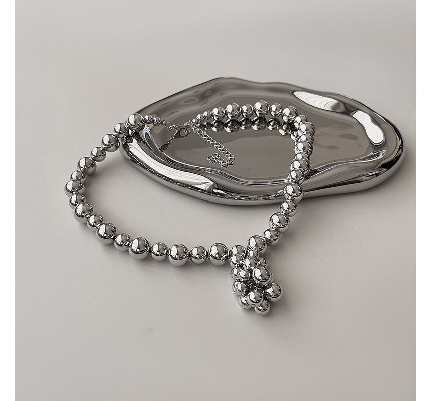 Choker Alloy Bead Pendant