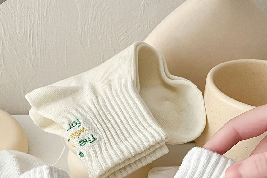 Lettering Socks Set