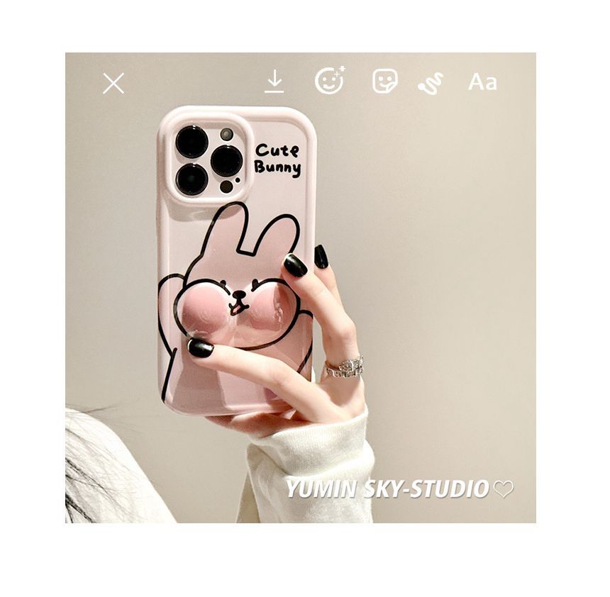 Case Print Phone Rabbit