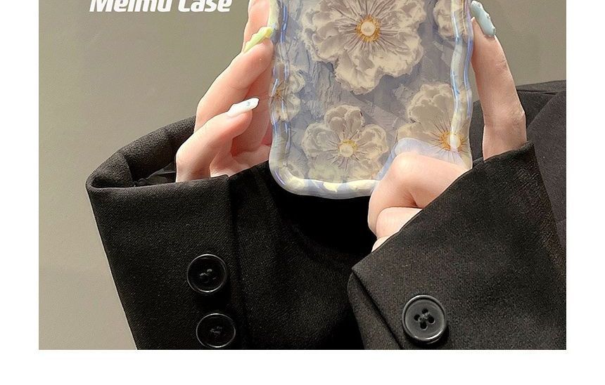 Phone Print Flower Case