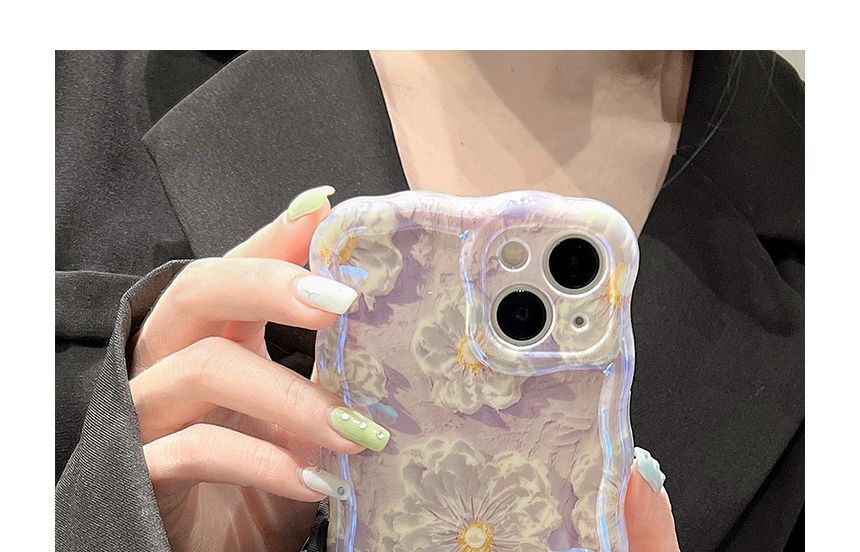 Phone Print Flower Case