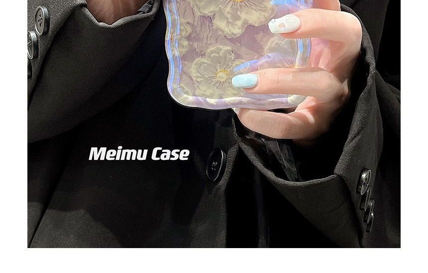 Phone Print Flower Case