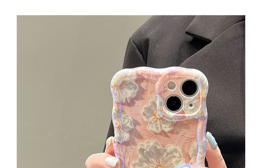 Phone Print Flower Case