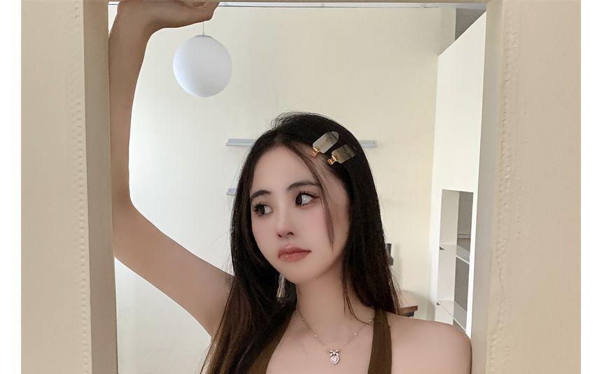 Plain Padded Top Halter