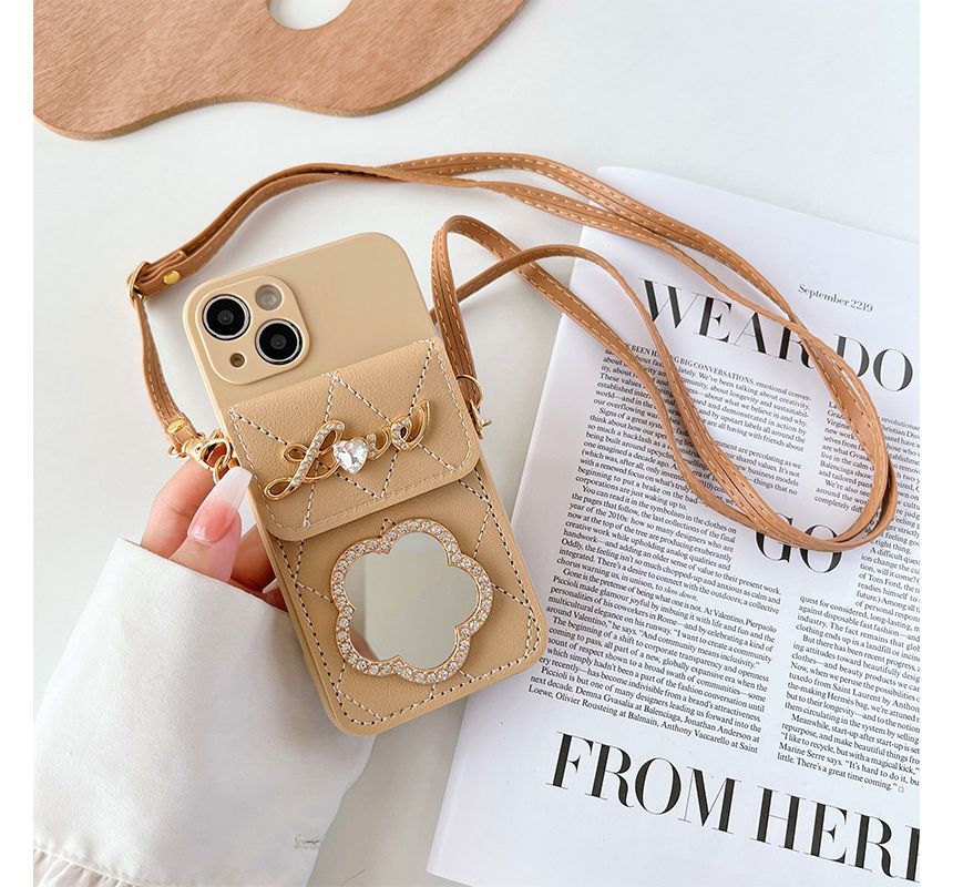 Mirrored Card Holder Phone Case