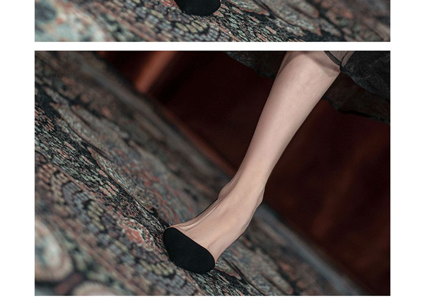 High Pumps D'Orsay Plain Heel