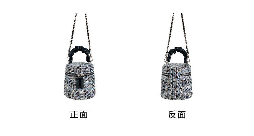 Zip Bag Crossbody Tweed