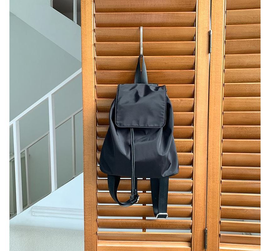 Nylon Flap Backpack