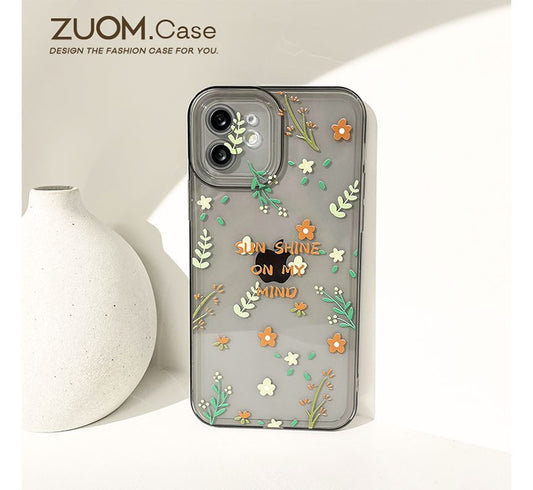 Floral Transparent Phone Case
