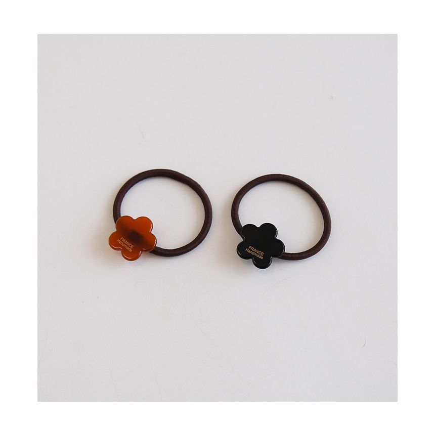 Floral Acetate Hair Tie