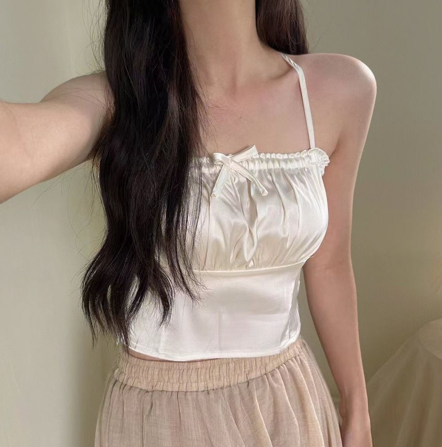Cami Bow Plain Top