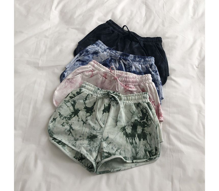 Hot Drawstring Tie Dye Waist Pants