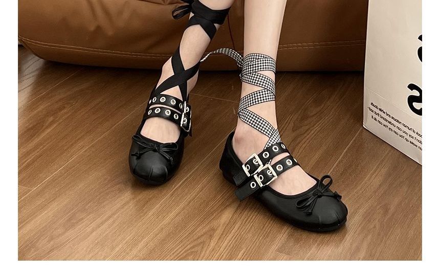 Plain Buckled Mary Jane Shoes