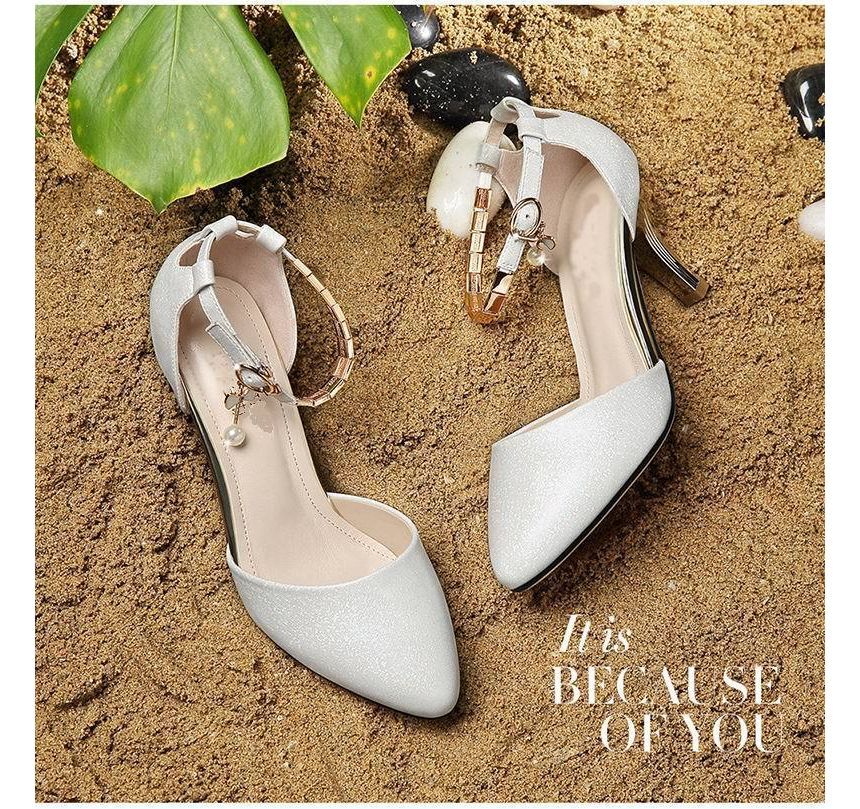 Strap Heel Sandals High Ankle