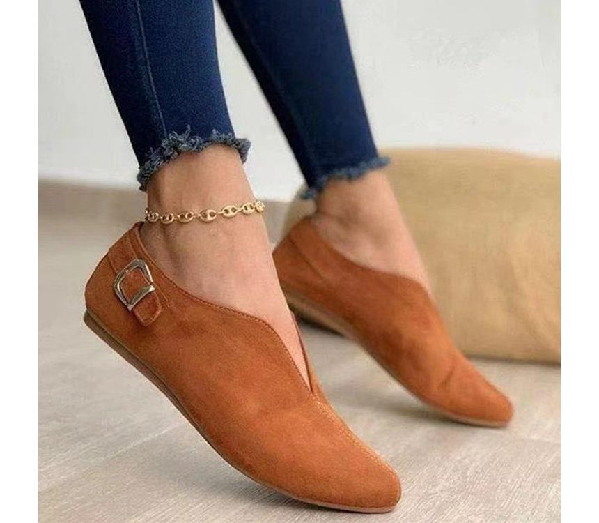 Chain Flat Strap Slip-Ons