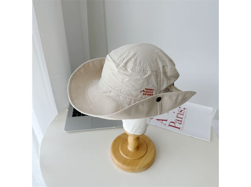 Sun Hat Lettering Embroidered