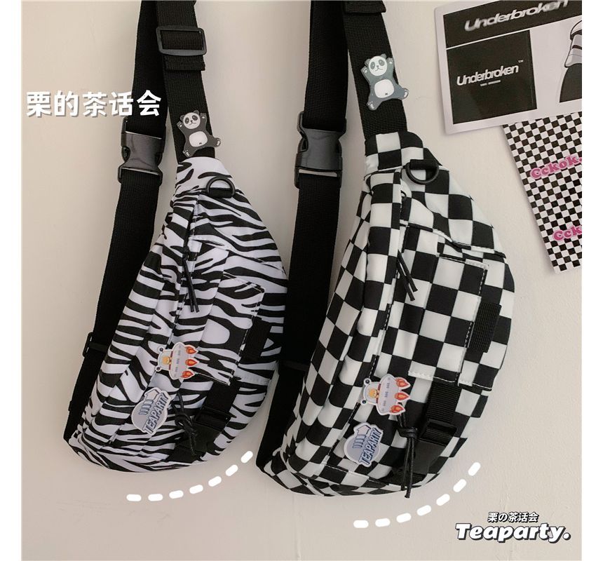 Printed Sling Bag / Bag Charm / Set