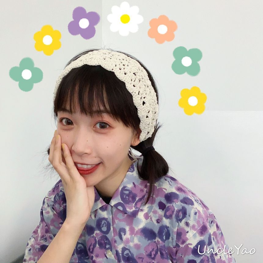 Knit Headband Eyelet