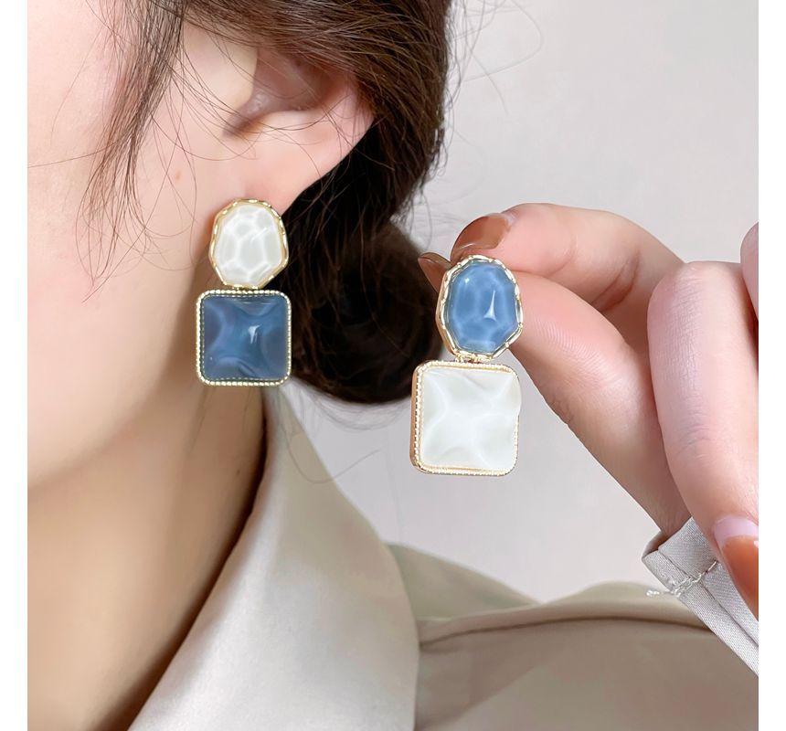 Dangle Earring Resin Alloy