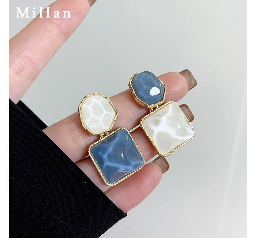 Dangle Earring Resin Alloy