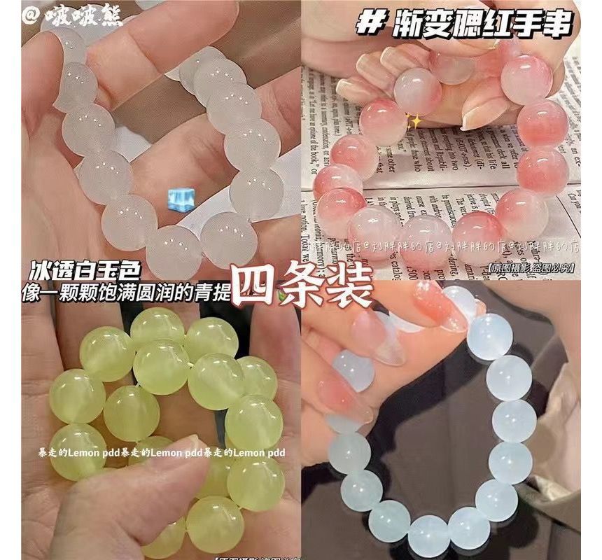 Faux Bead Bracelet Gemstone