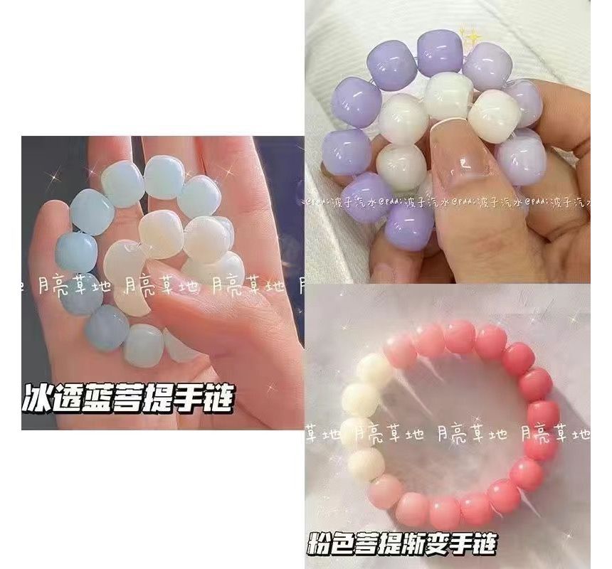 Faux Bead Bracelet Gemstone