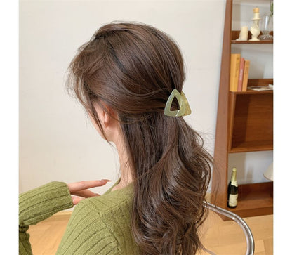 Triangle Acrylic Hair Clamp