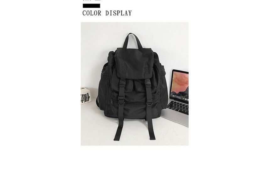 Lightweight Buckled Backpack