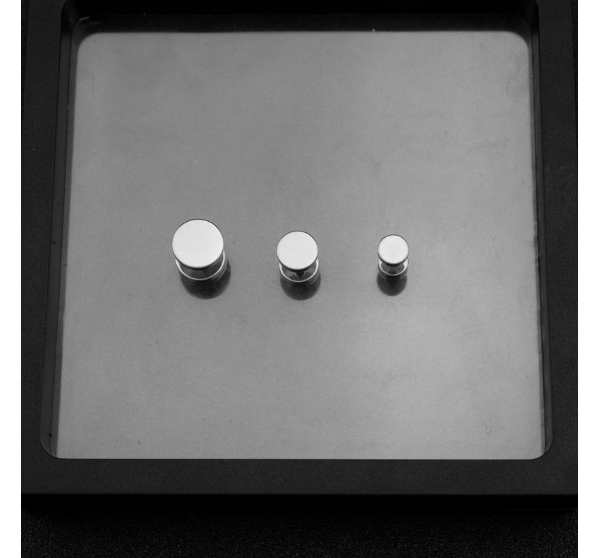 Disc Stainless Steel Through & Through Earring (various designs)