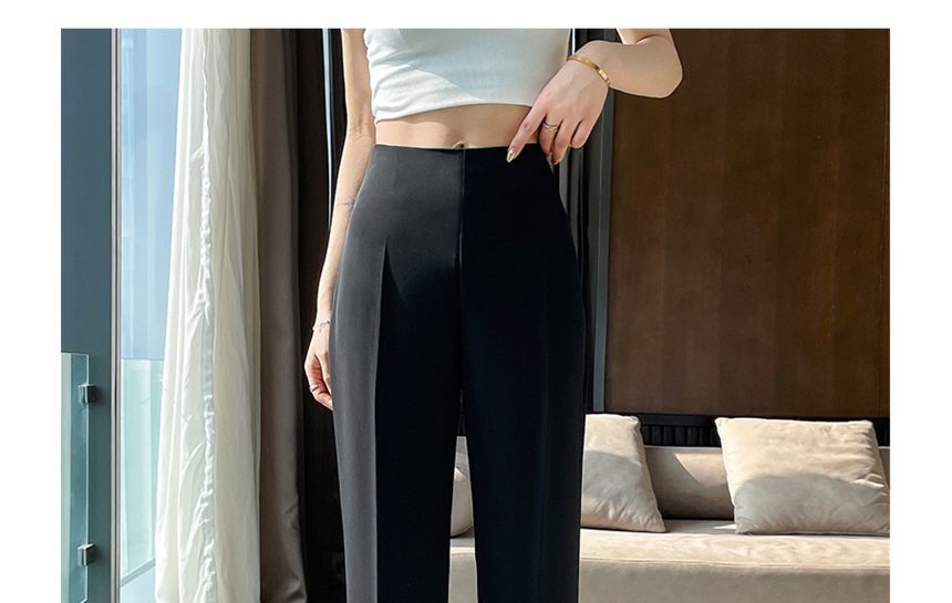 Designs) Pants High Flared (Various Rise Plain